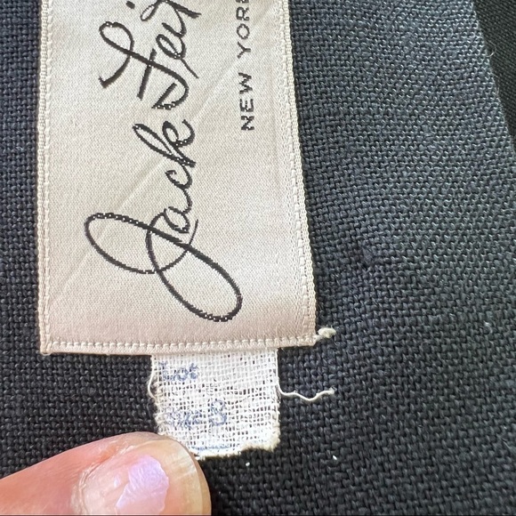 Jack Feist linen blend jacket blazer size 8 - Picture 9 of 11